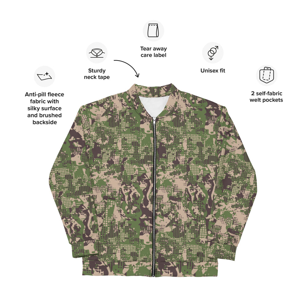 Ukrainian Predator CAMO Unisex Bomber Jacket