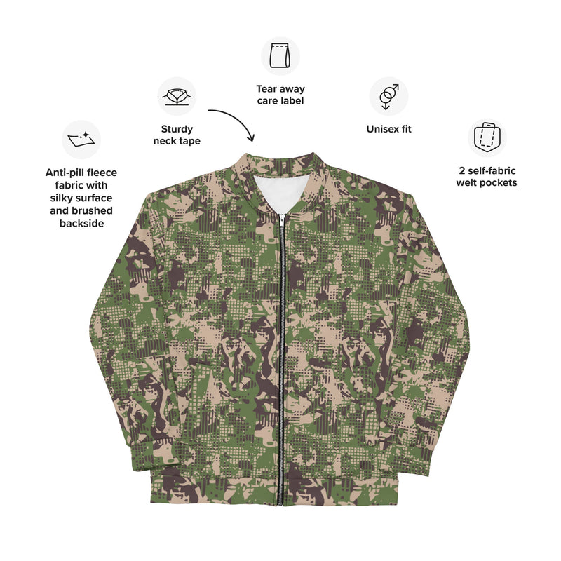 Digital Predator Ukrainian CAMO Unisex Bomber Jacket