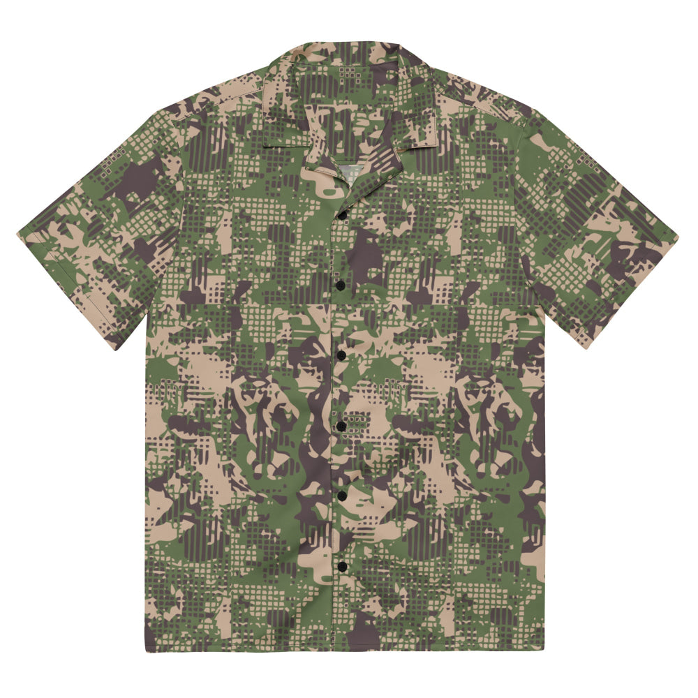 Ukrainian Predator CAMO Unisex button shirt - 2XS - Button Shirt