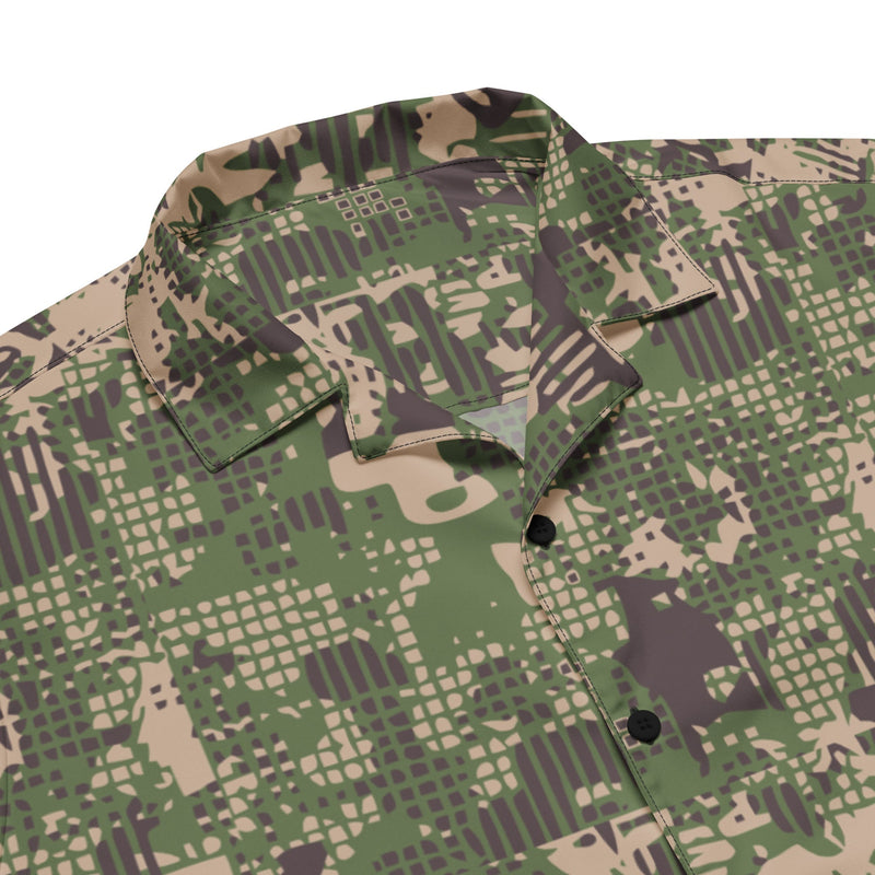 Digital Predator Ukrainian CAMO Unisex Short-Sleeve Button Shirt - Button-Up