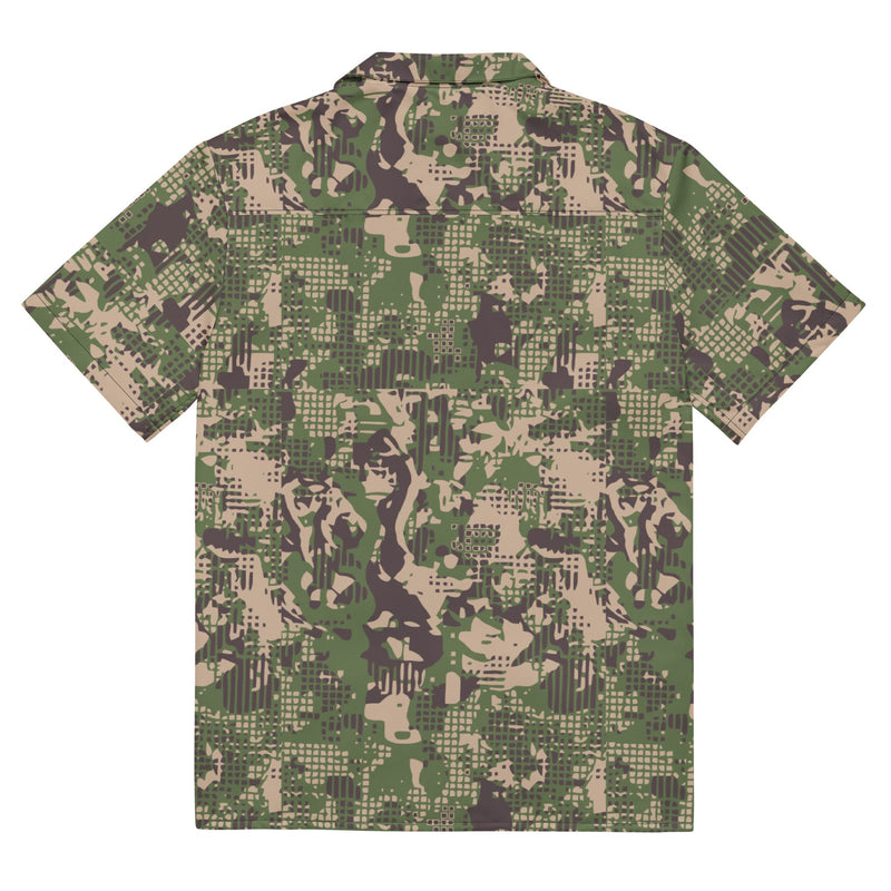Digital Predator Ukrainian CAMO Unisex Short-Sleeve Button Shirt - Button-Up