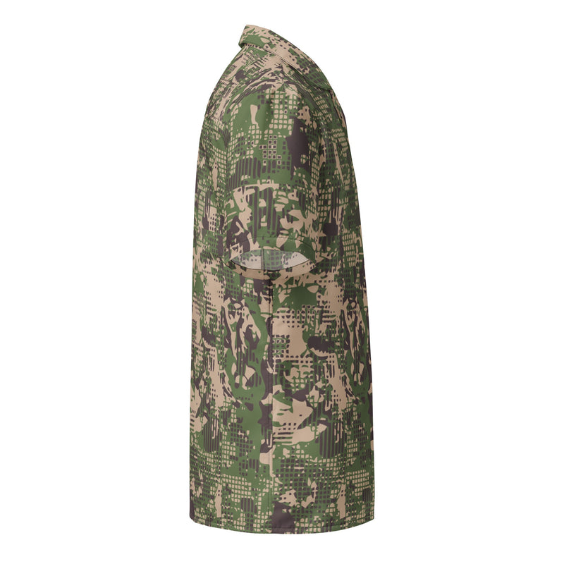 Digital Predator Ukrainian CAMO Unisex Short-Sleeve Button Shirt - Button-Up
