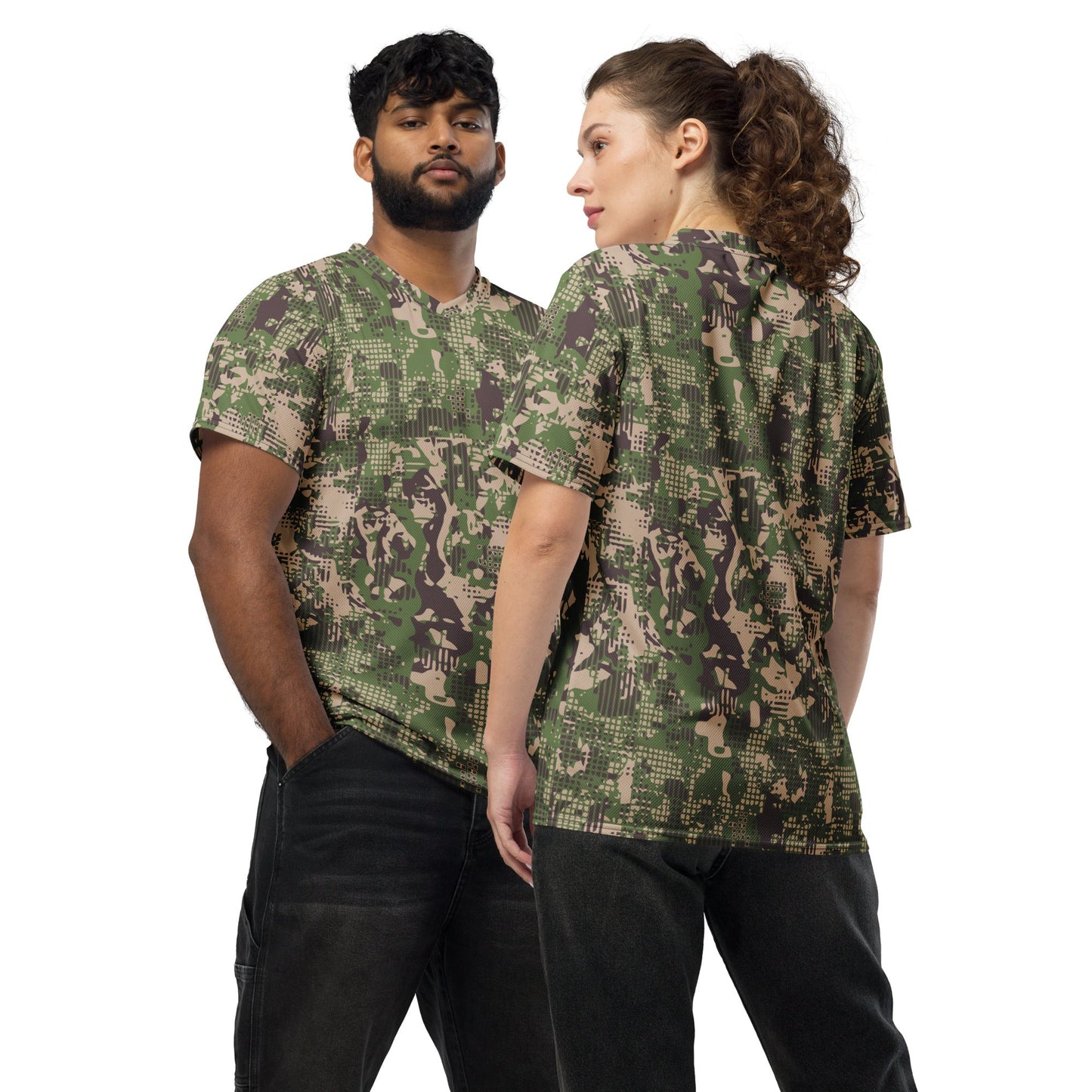 Ukrainian Predator CAMO unisex sports jersey - 2XS - Sports Jerseys