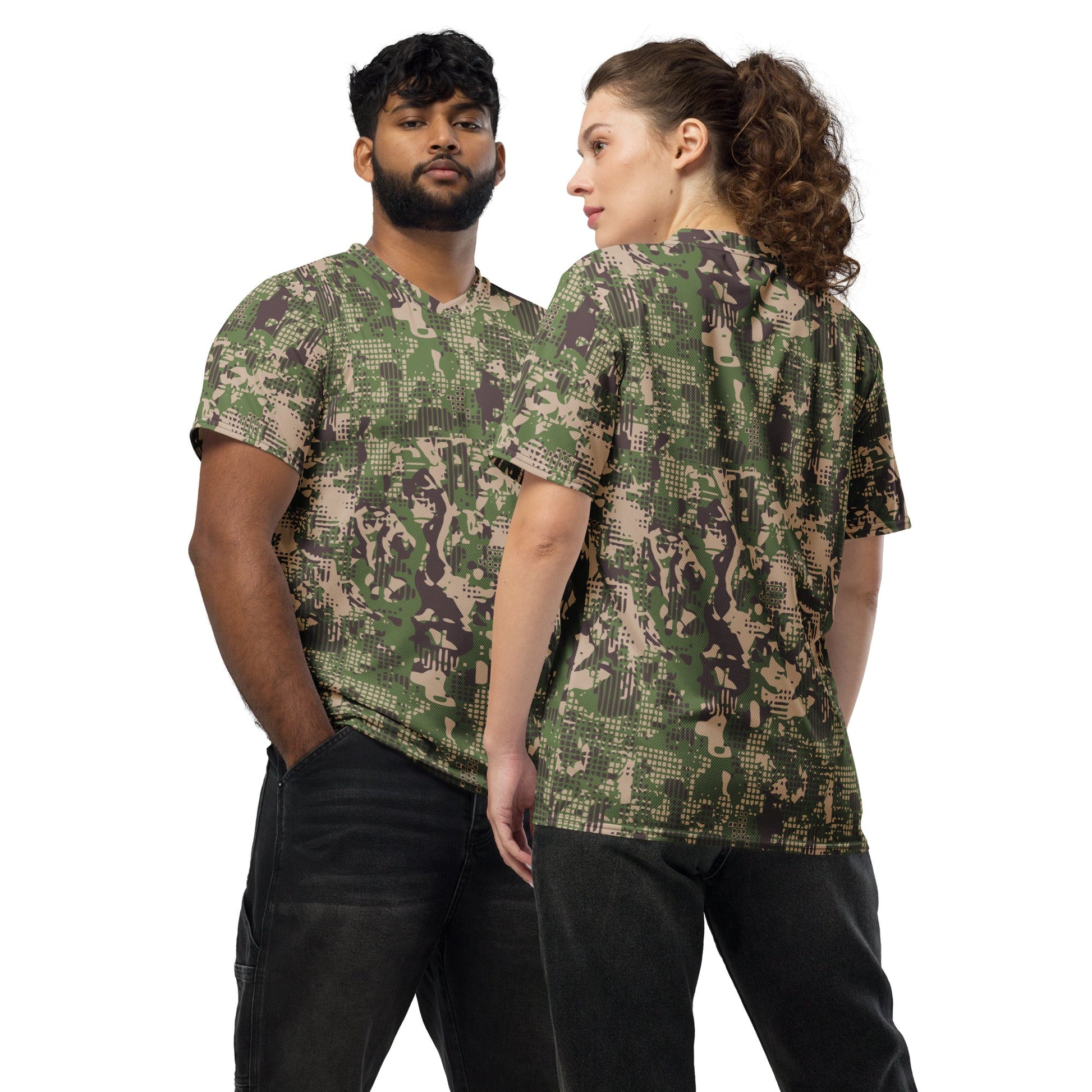 Ukrainian Predator CAMO unisex sports jersey - 2XS - Sports Jerseys