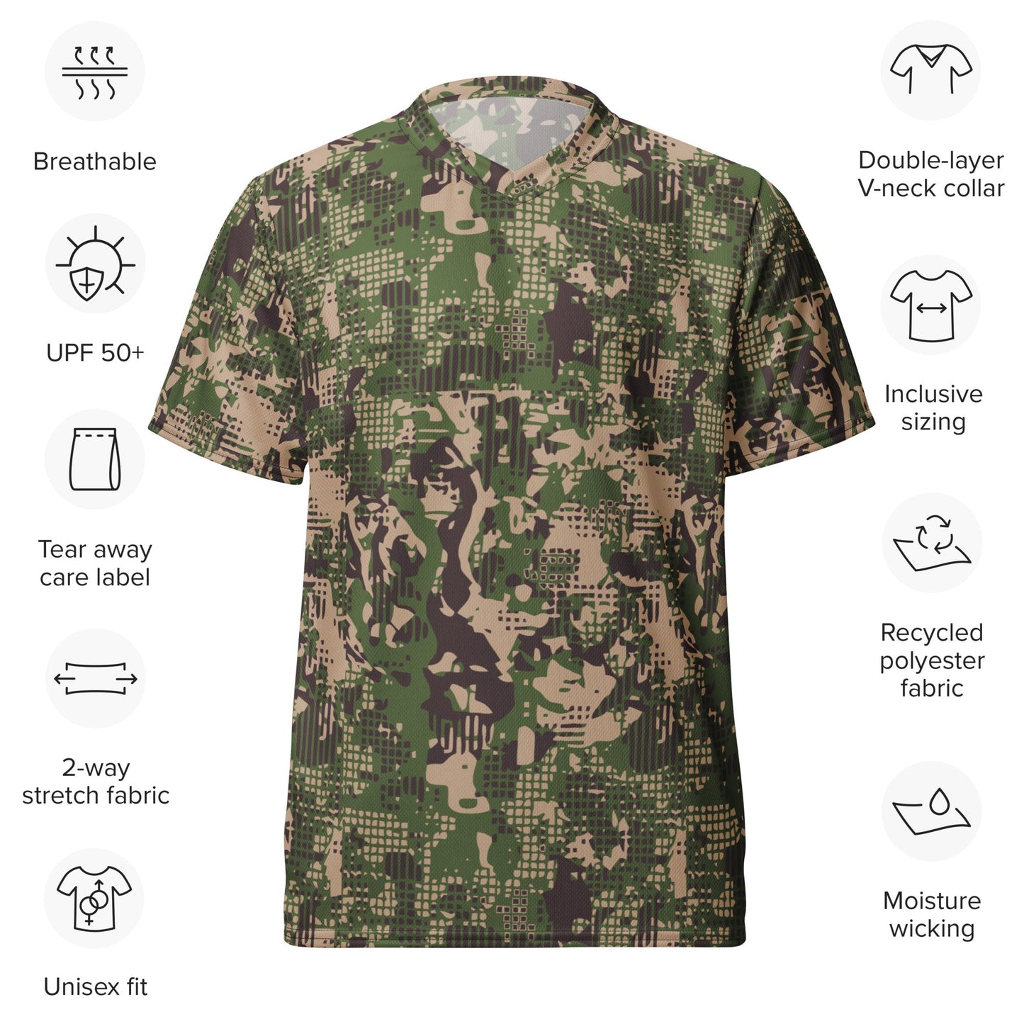 Ukrainian Predator CAMO unisex sports jersey - Sports Jerseys