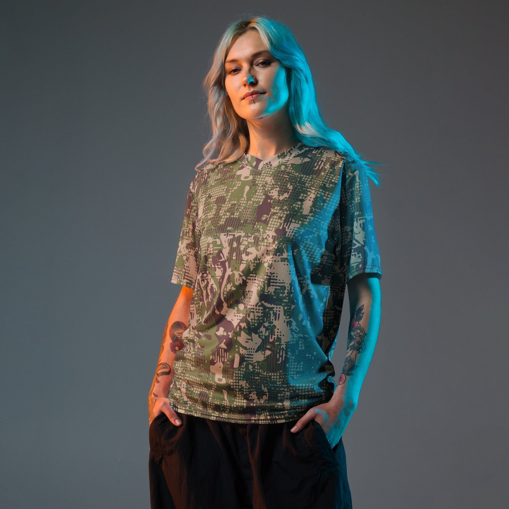 Ukrainian Predator CAMO unisex sports jersey - Sports Jerseys