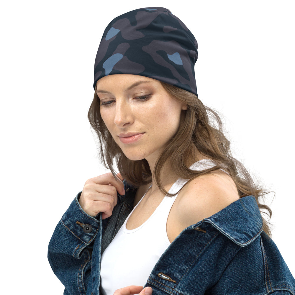 Ukrainian Special Police Dubok Amoeba Blue Urban CAMO Beanie