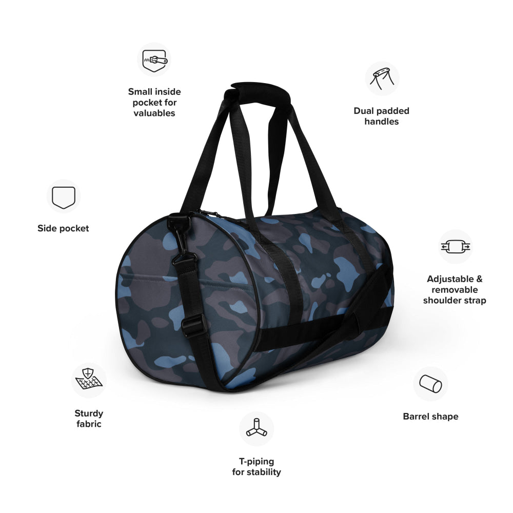 Ukrainian Special Police Dubok Amoeba Blue Urban CAMO gym bag - Gym Bag