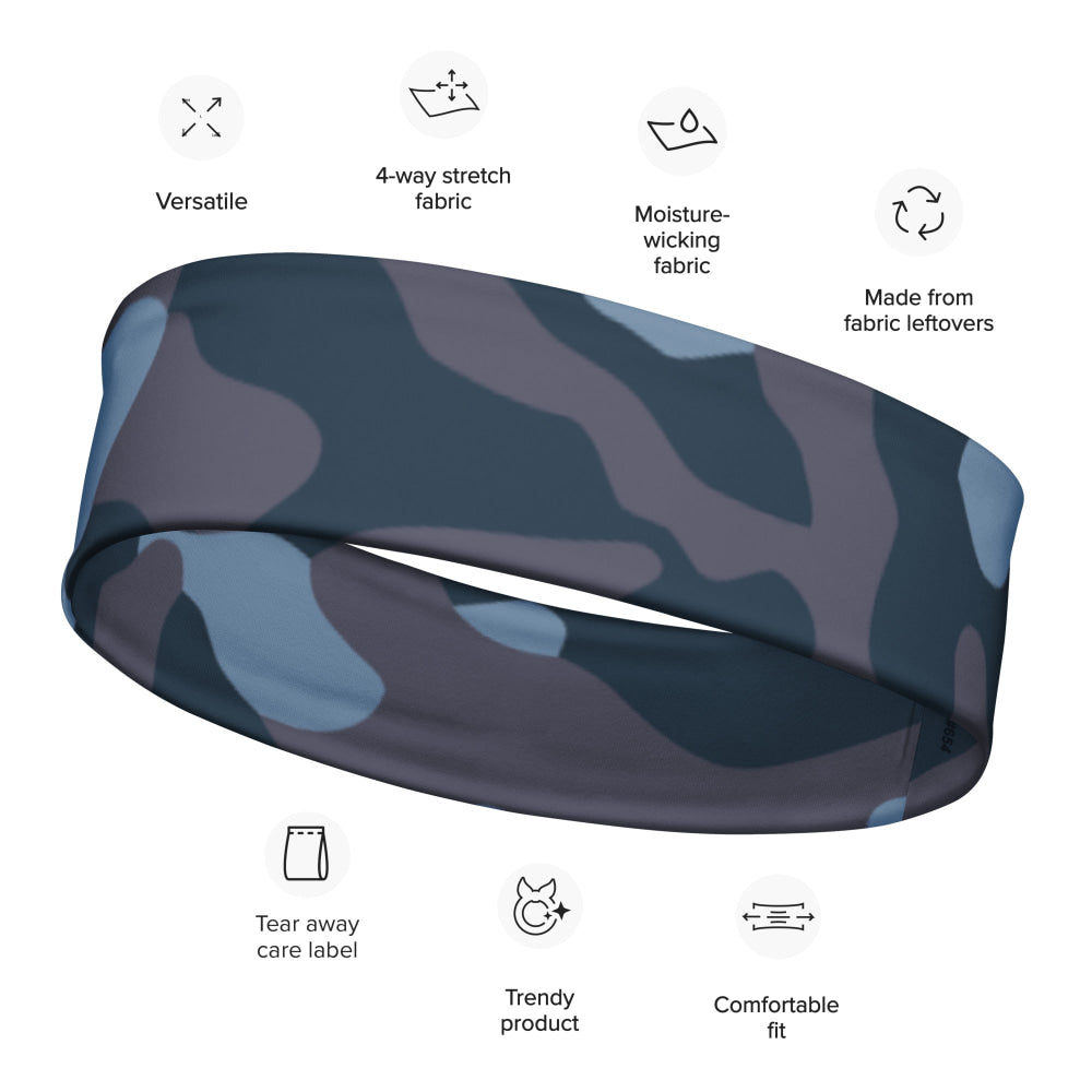 Ukrainian Special Police Dubok Amoeba Blue Urban CAMO Headband - M