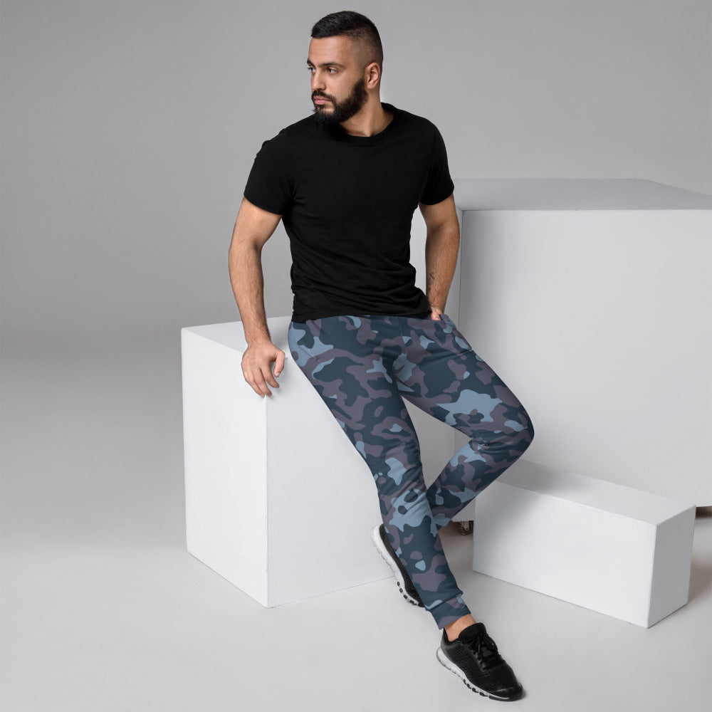 Ukrainian Special Police Dubok Amoeba Blue Urban CAMO Men’s Joggers - XS - Mens