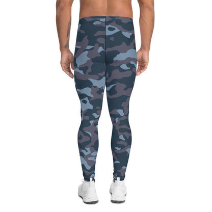 Ukrainian Special Police Dubok Amoeba Blue Urban CAMO Men’s Leggings - Mens