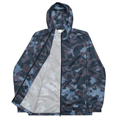 Ukrainian Special Police Dubok Amoeba Blue Urban CAMO Men’s windbreaker - Mens Windbreaker