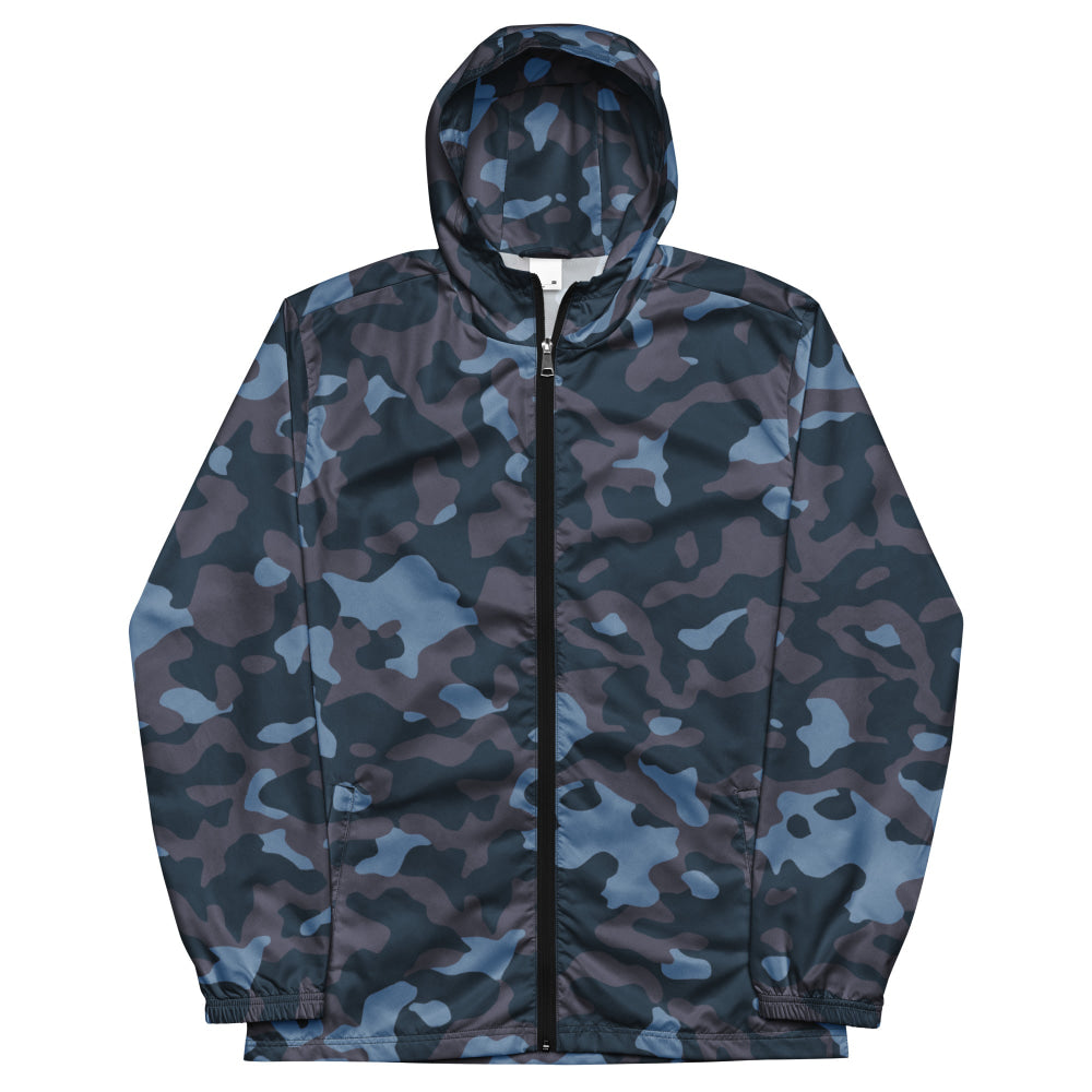 Ukrainian Special Police Dubok Amoeba Blue Urban CAMO Men’s windbreaker - Mens Windbreaker