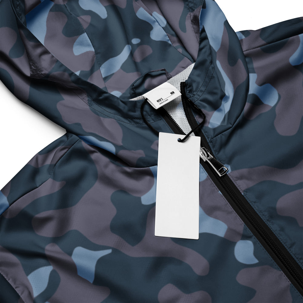 Ukrainian Special Police Dubok Amoeba Blue Urban CAMO Men’s windbreaker - Mens Windbreaker