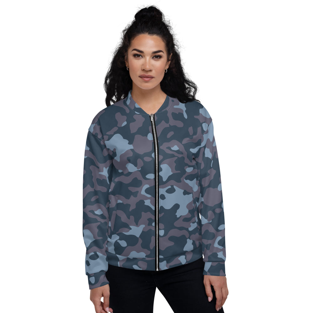 Ukrainian Special Police Dubok Amoeba Blue Urban CAMO Unisex Bomber Jacket