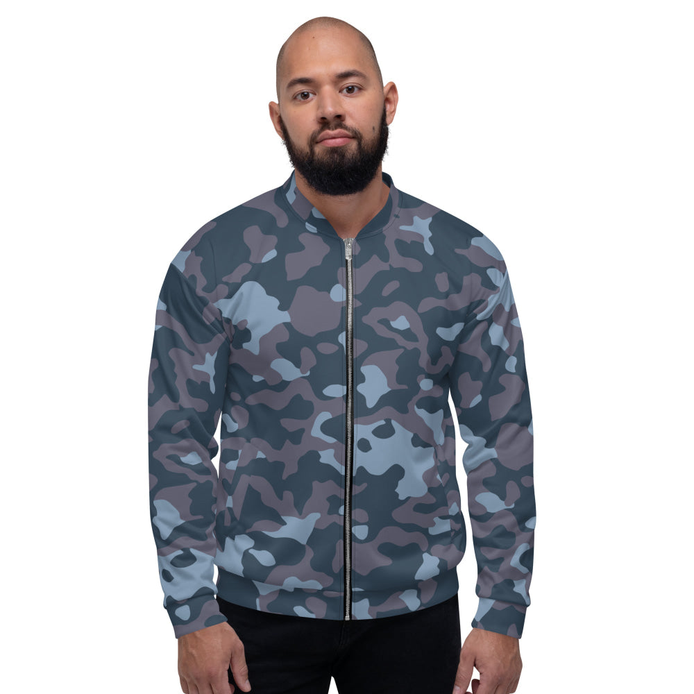 Ukrainian Special Police Dubok Amoeba Blue Urban CAMO Unisex Bomber Jacket