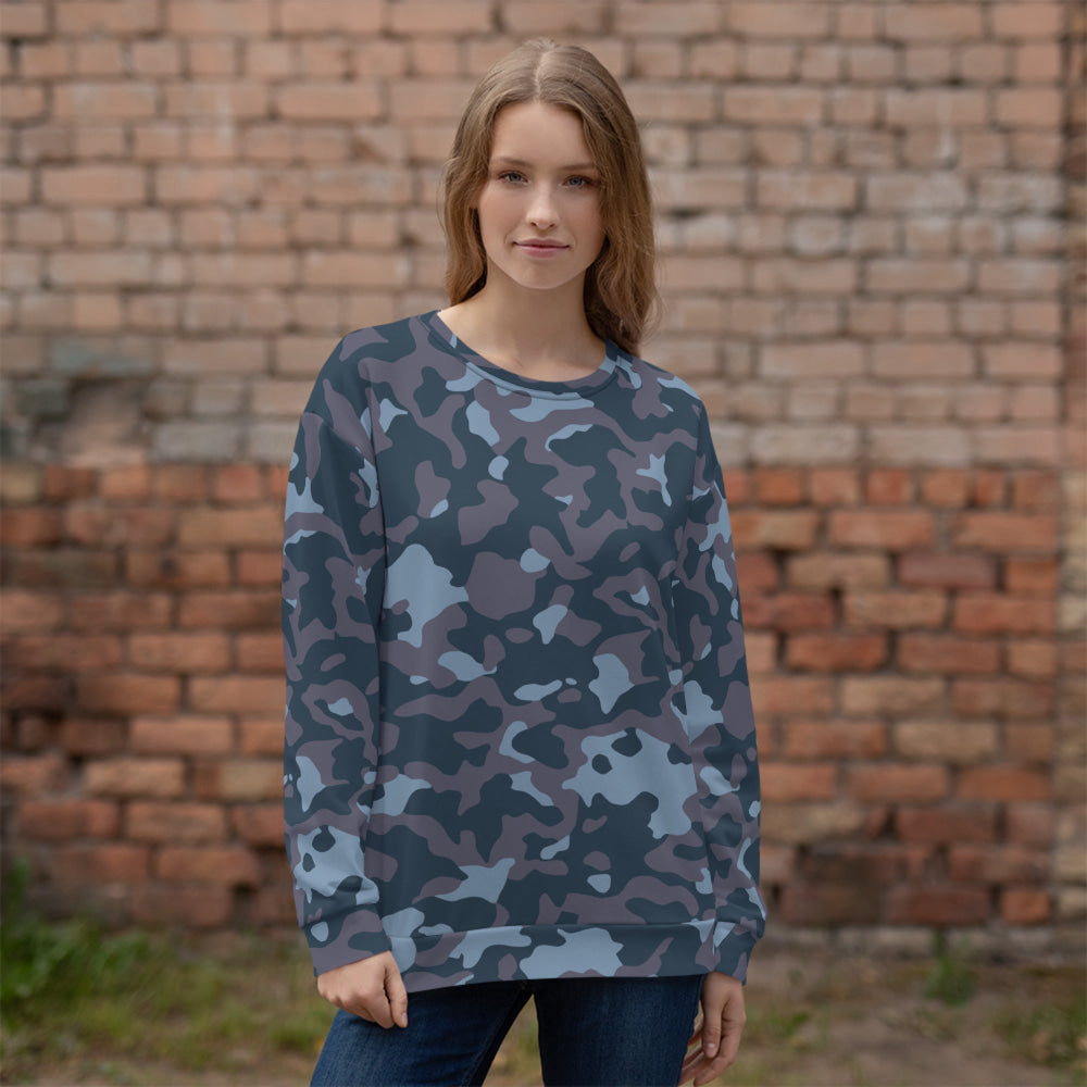 Ukrainian Special Police Dubok Amoeba Blue Urban CAMO Unisex Sweatshirt