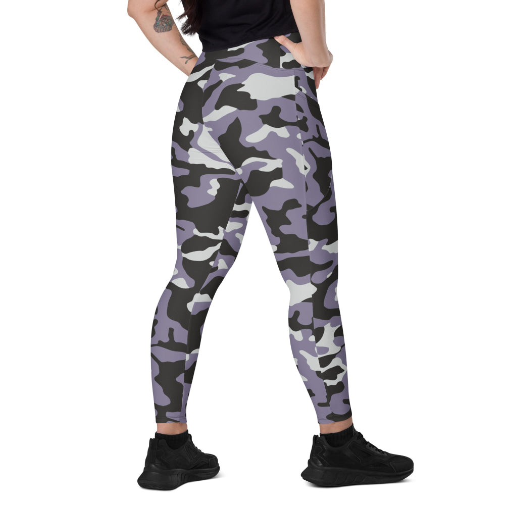 Ukrainian Special Police Dubok Amoeba Urban CAMO Leggings with pockets - 2XS - Womens With Pockets