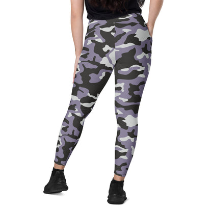 Ukrainian Special Police Dubok Amoeba Urban CAMO Leggings with pockets - Womens With Pockets