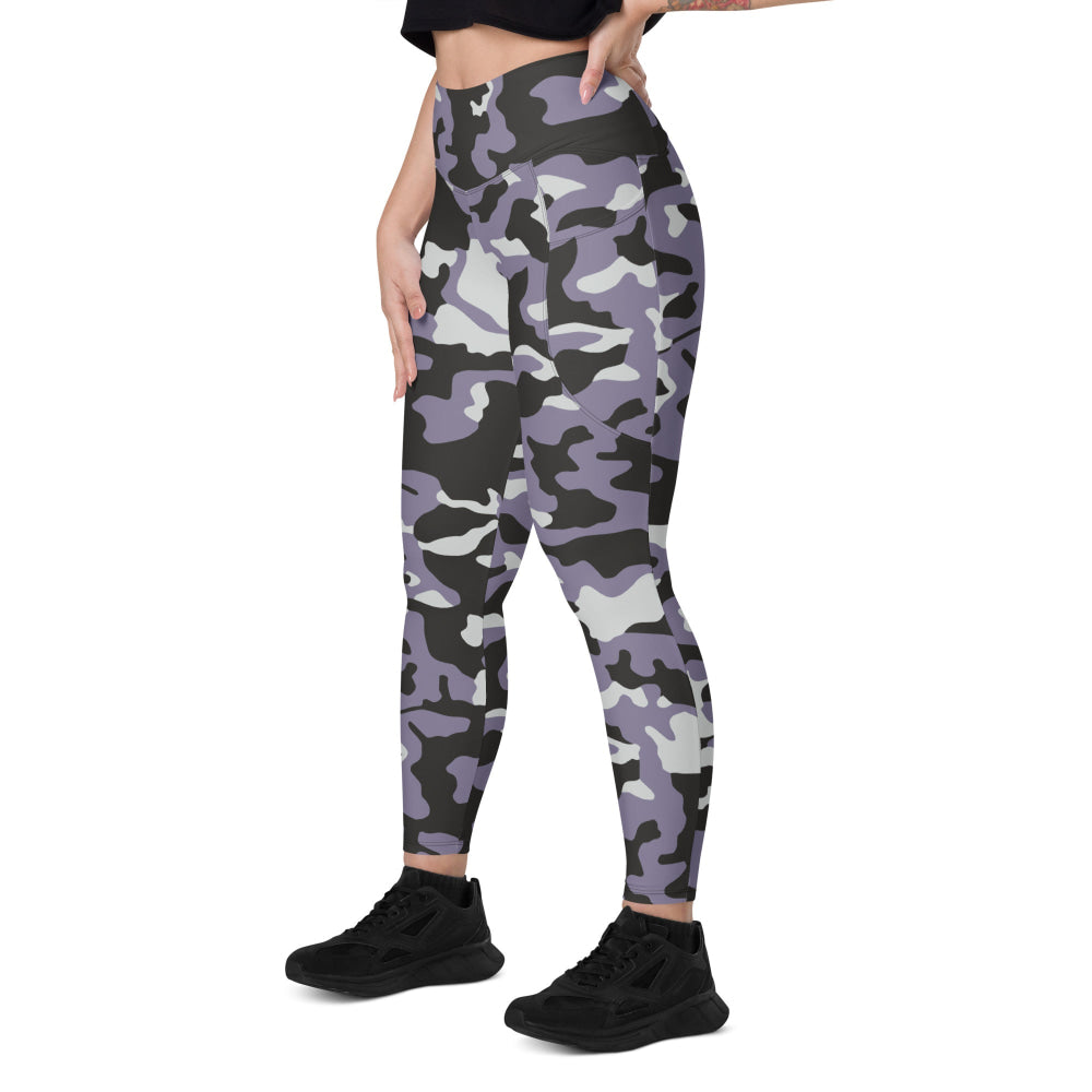 Ukrainian Special Police Dubok Amoeba Urban CAMO Leggings with pockets - Womens With Pockets