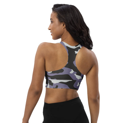 Ukrainian Special Police Dubok Amoeba Urban CAMO Longline sports bra - Womens Sports Bra