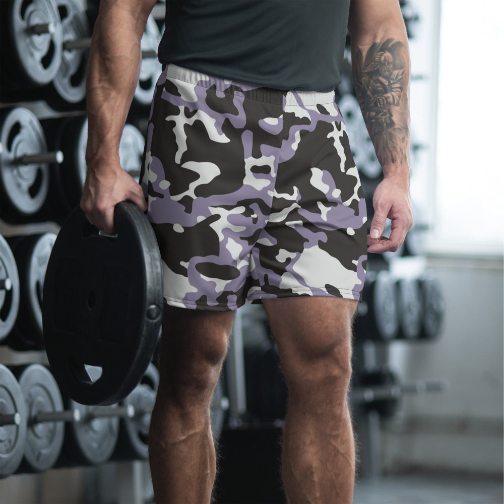 Ukrainian Special Police Dubok Amoeba Urban CAMO Unisex Athletic Long Shorts - XS