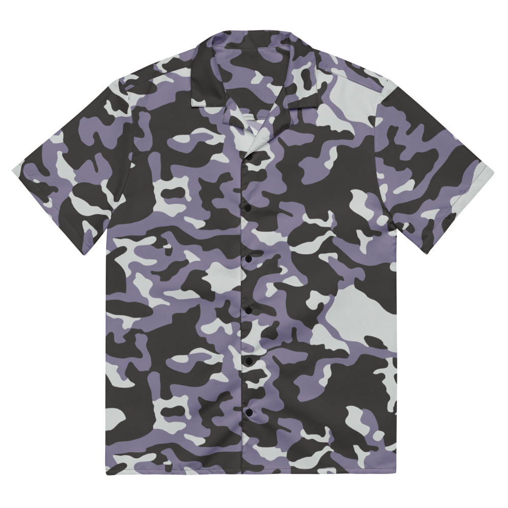 Ukrainian Special Police Dubok Amoeba Urban CAMO Unisex button shirt - 2XS - Button Shirt