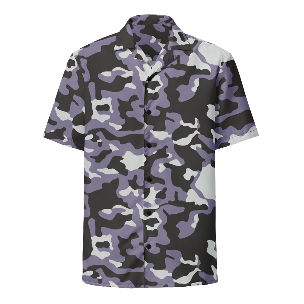 Ukrainian Special Police Dubok Amoeba Urban CAMO Unisex button shirt - Button Shirt