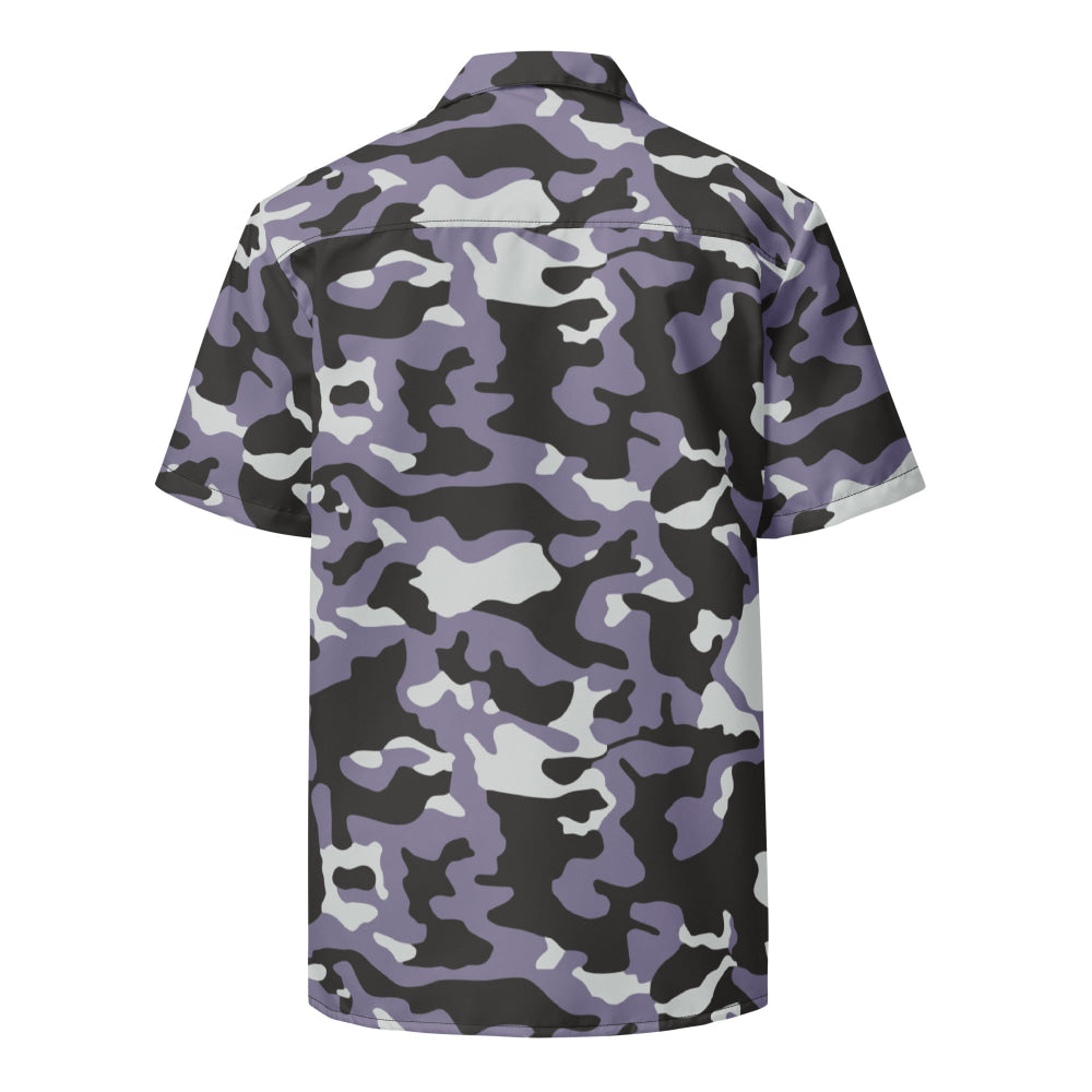 Ukrainian Special Police Dubok Amoeba Urban CAMO Unisex button shirt - Button Shirt