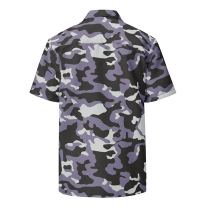 Ukrainian Special Police Dubok Amoeba Urban CAMO Unisex button shirt - Button Shirt