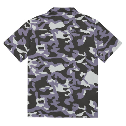 Ukrainian Special Police Dubok Amoeba Urban CAMO Unisex button shirt - Button Shirt