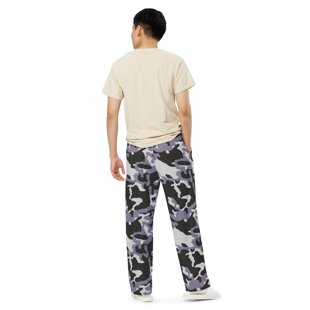 Ukrainian Special Police Dubok Amoeba Urban CAMO unisex wide-leg pants - Unisex Wide-Leg Pants