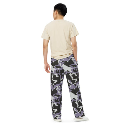 Ukrainian Special Police Dubok Amoeba Urban CAMO unisex wide-leg pants - Unisex Wide-Leg Pants