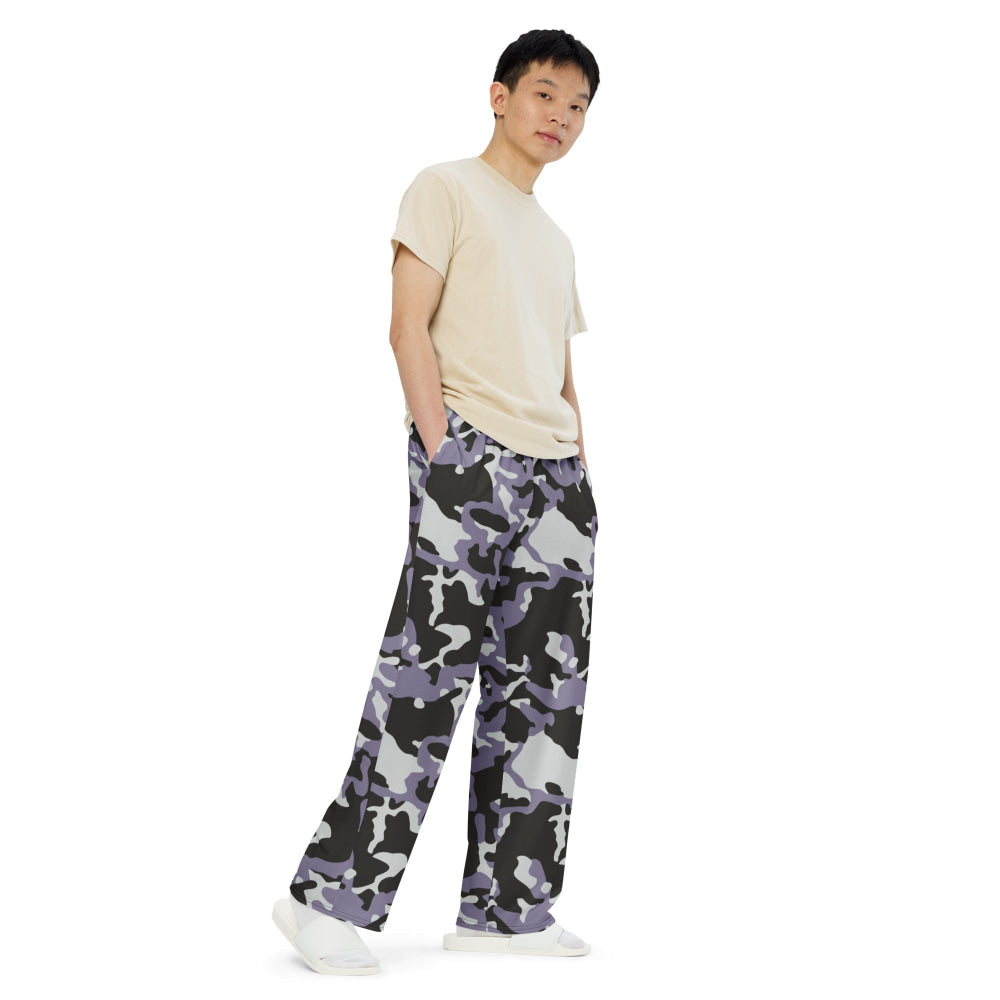 Ukrainian Special Police Dubok Amoeba Urban CAMO unisex wide-leg pants - Unisex Wide-Leg Pants