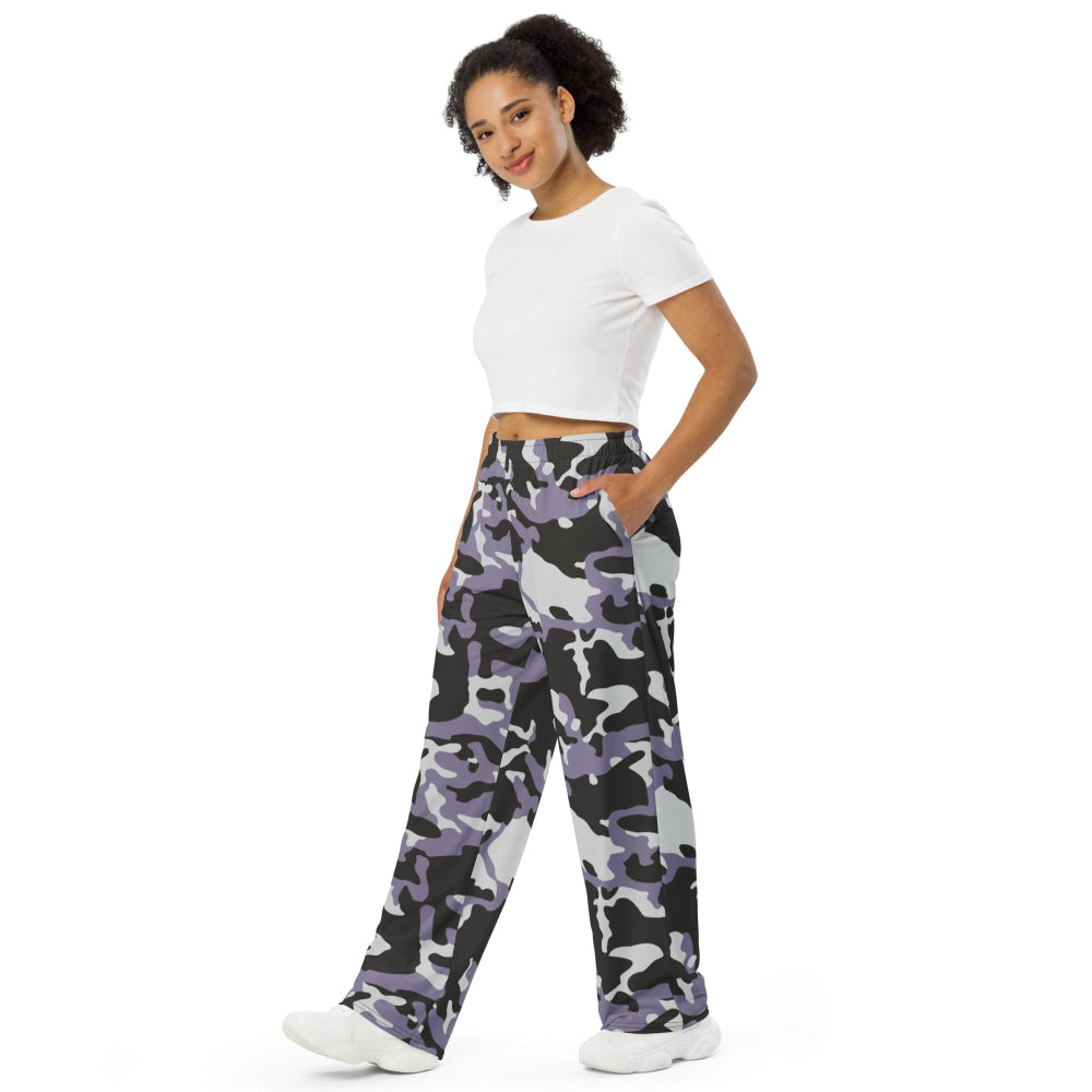 Ukrainian Special Police Dubok Amoeba Urban CAMO unisex wide-leg pants - Unisex Wide-Leg Pants