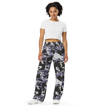 Ukrainian Special Police Dubok Amoeba Urban CAMO unisex wide-leg pants - Unisex Wide-Leg Pants