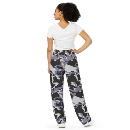 Ukrainian Special Police Dubok Amoeba Urban CAMO unisex wide-leg pants - Unisex Wide-Leg Pants