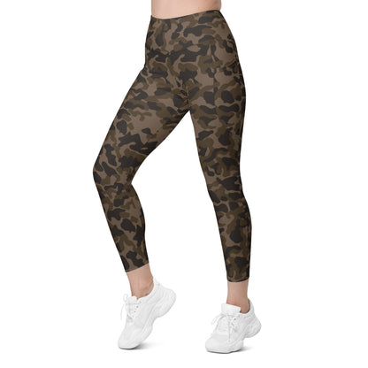 Ukrainian TTsKO Bytan Mountain CAMO Leggings with pockets - Womens With Pockets