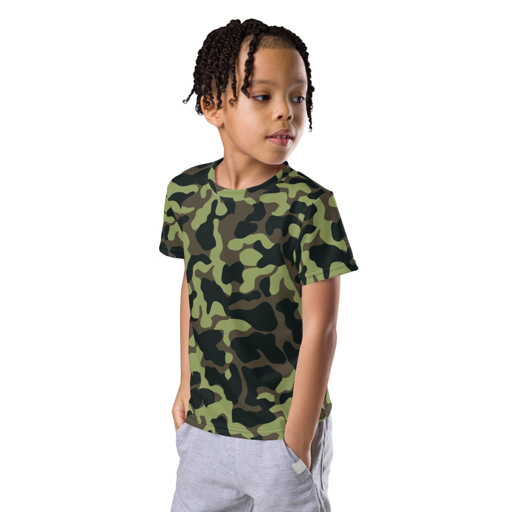 Ukrainian TTsKO Bytan Woodland CAMO Kids crew neck t-shirt - Crew Neck T-shirt