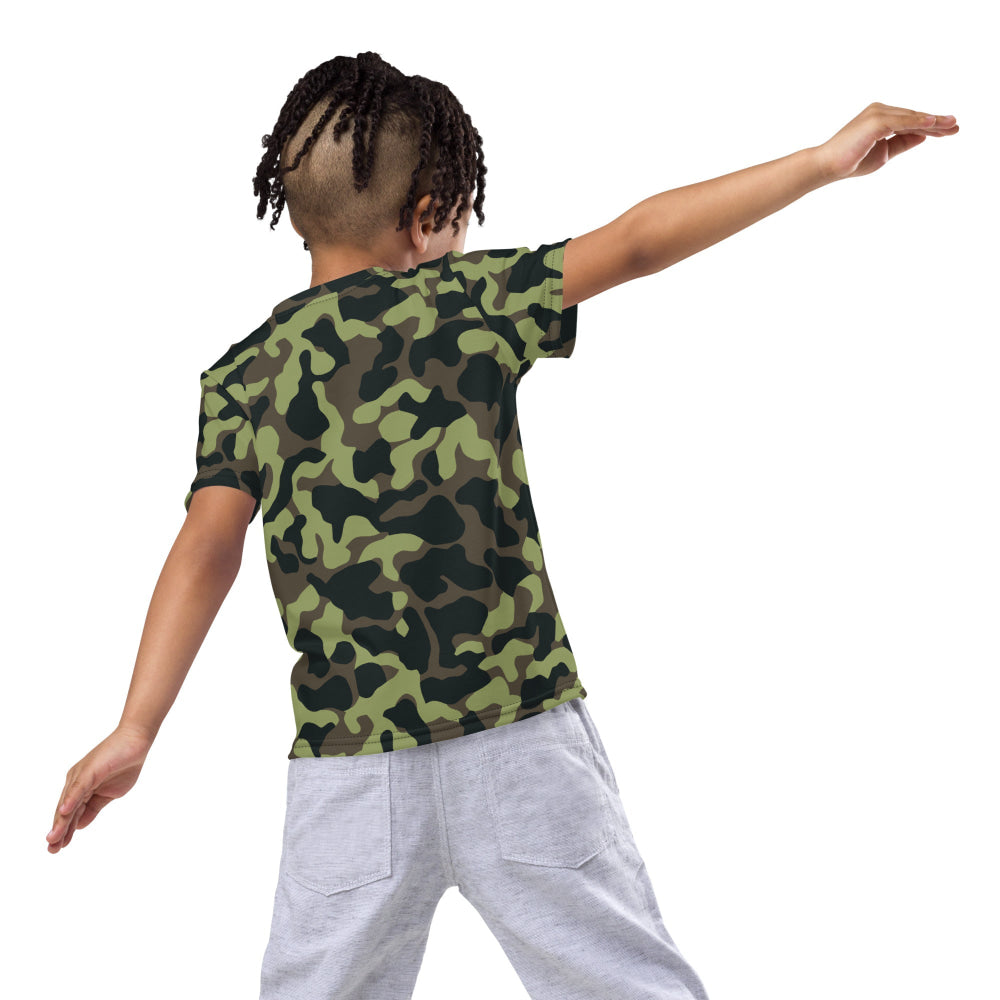 Ukrainian TTsKO Bytan Woodland CAMO Kids crew neck t-shirt - Crew Neck T-shirt