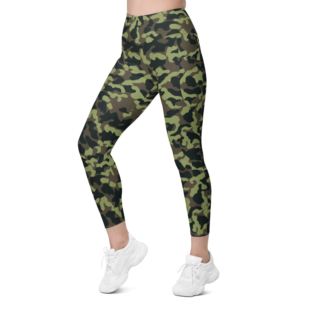 Ukrainian TTsKO Bytan Woodland CAMO Leggings with pockets - Womens With Pockets