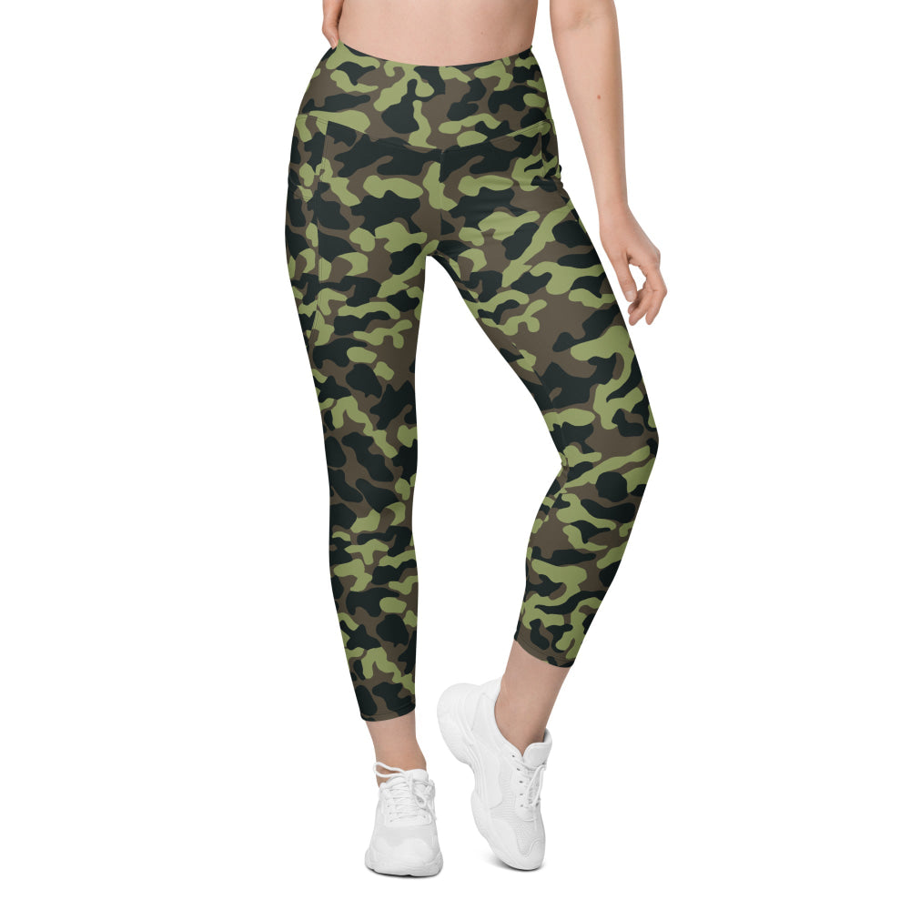 Ukrainian TTsKO Bytan Woodland CAMO Leggings with pockets - Womens With Pockets