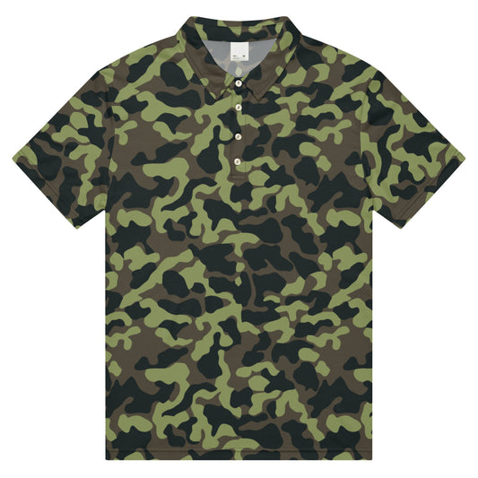 Ukrainian TTsKO Bytan Woodland CAMO Men’s slim fit polo - Mens Slim Fit Polo