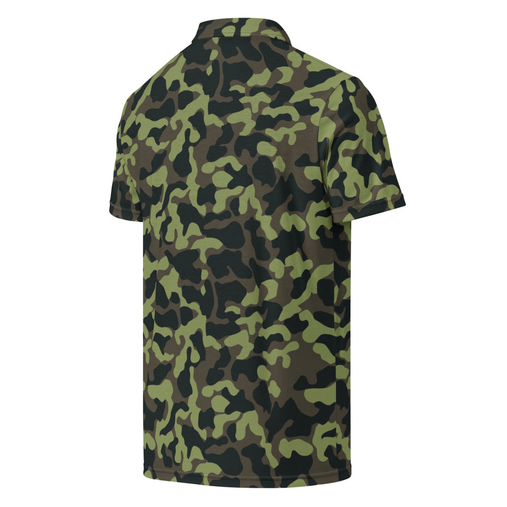 Ukrainian TTsKO Bytan Woodland CAMO Men’s slim fit polo - Mens Slim Fit Polo