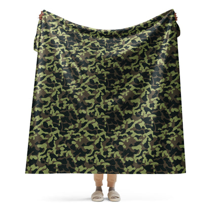 Ukrainian TTsKO Bytan Woodland CAMO Sherpa blanket - 60″×80″ - Blanket