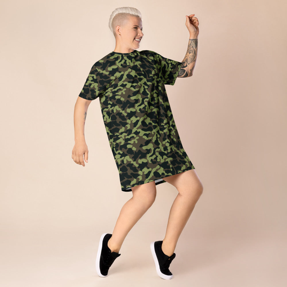 Ukrainian TTsKO Bytan Woodland CAMO T-shirt dress - Womens T-Shirt Dress