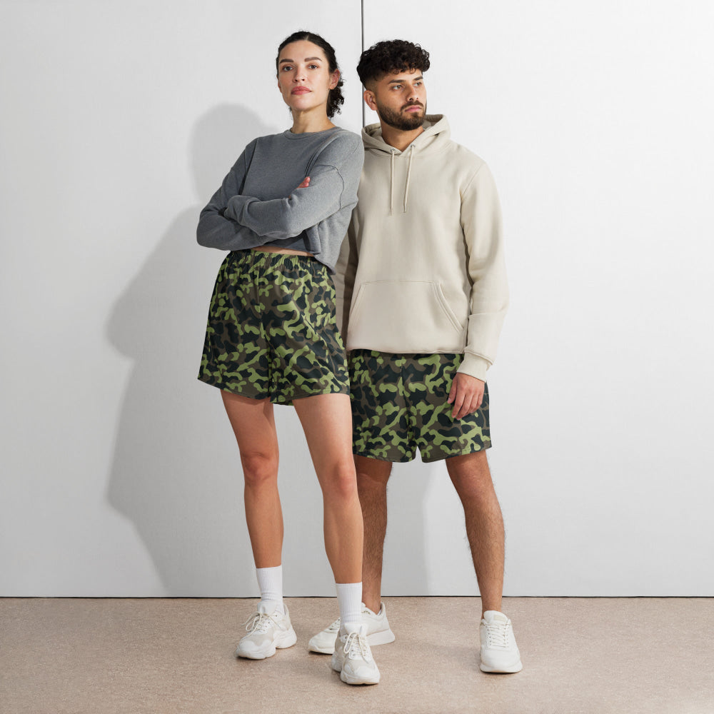 Ukrainian TTsKO Bytan Woodland CAMO Unisex Athletic Long Shorts