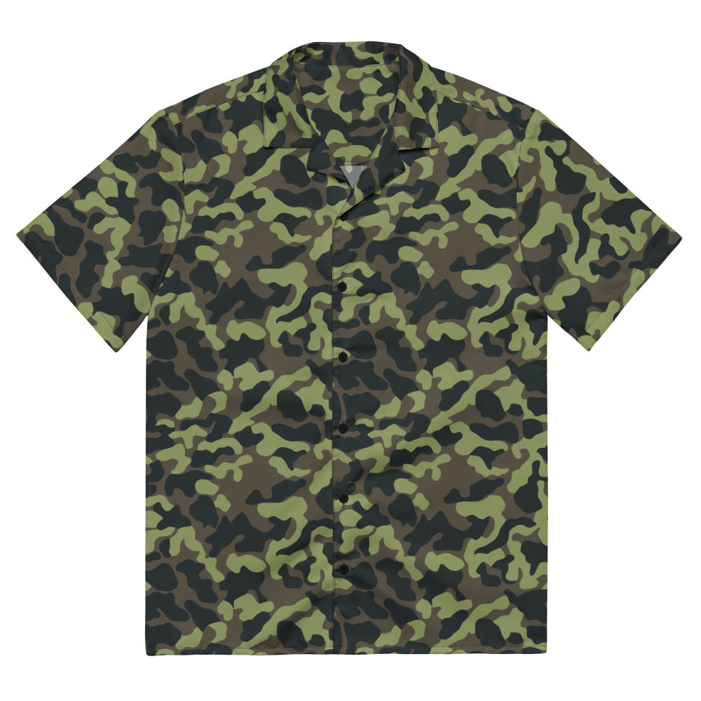 Ukrainian TTsKO Bytan Woodland CAMO Unisex button shirt - 2XS - Button Shirt