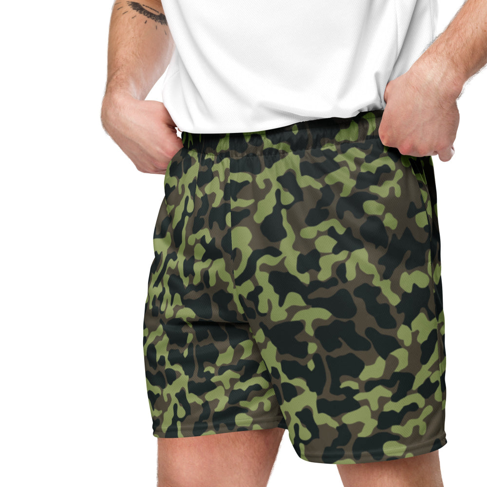 Ukrainian TTsKO Bytan Woodland CAMO Unisex mesh shorts - Mesh Shorts