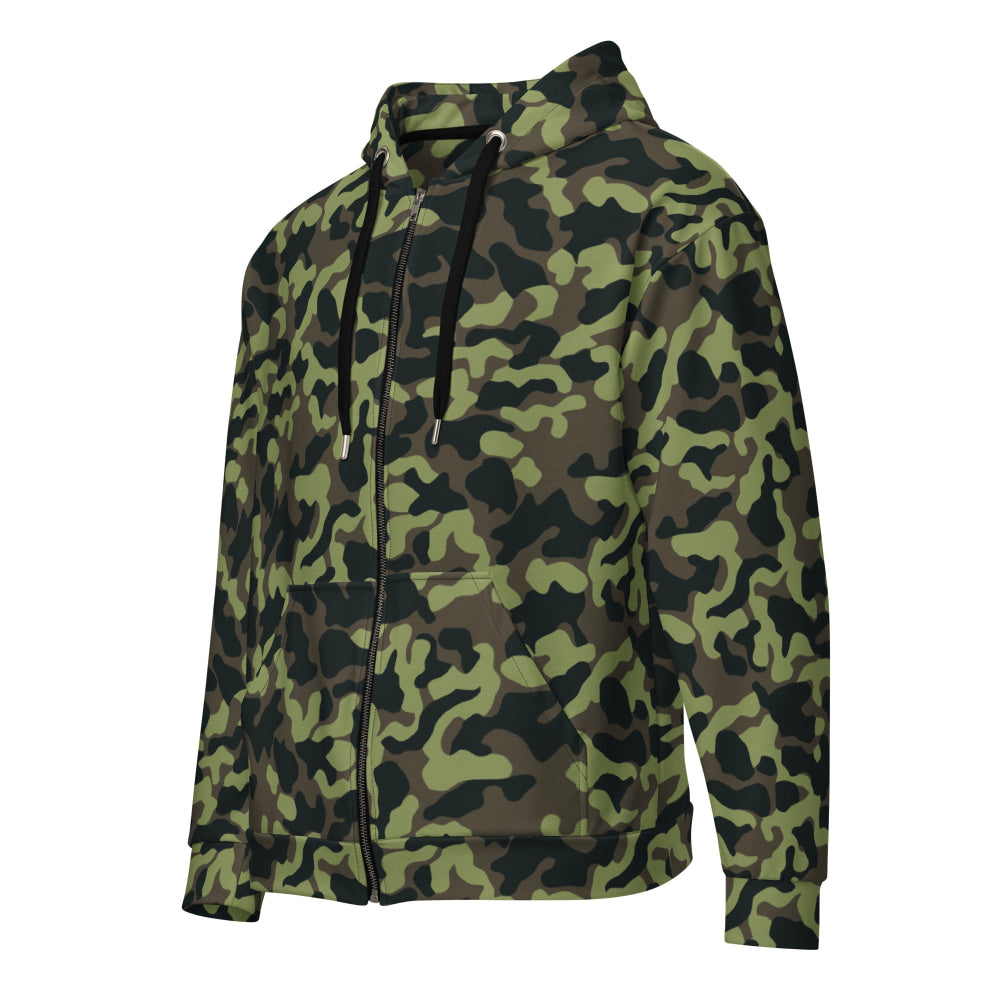 Ukrainian TTsKO Bytan Woodland CAMO Unisex zip hoodie - 2XS - Zip Hoodie